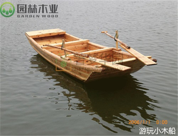 景观木船